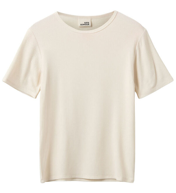 Sofie Schnoor T-shirt - Nataliasy - Rib - Off White