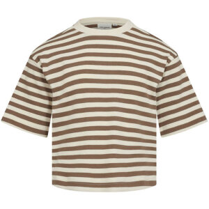 Sofie Schnoor T-shirt - Rib - Middle Brown