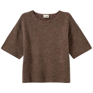 Sofie Schnoor T-shirt - Strik - CerinSY - Brown Melange