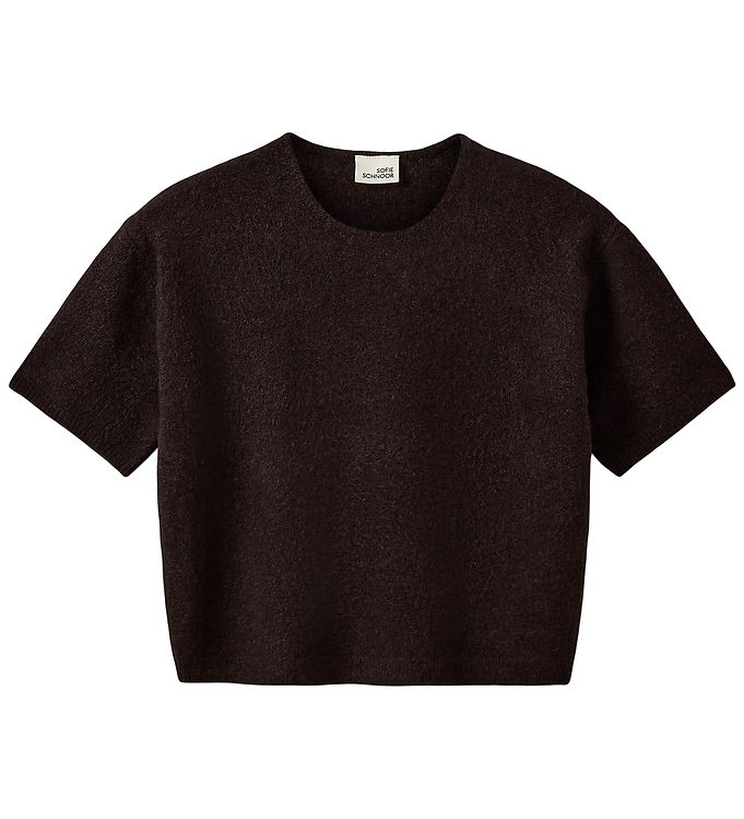 Sofie Schnoor T-shirt - Strik - Dark brown