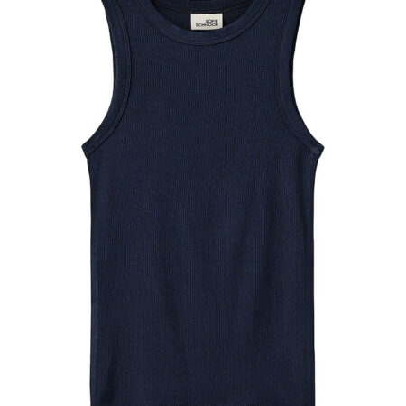 Sofie Schnoor Tanktop - Rib - Jullie - Navy Blue