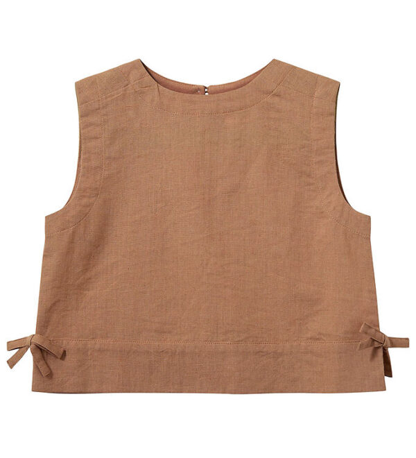 Sofie Schnoor Top - Bomuld/Hør - Ezmask - Rose Brown