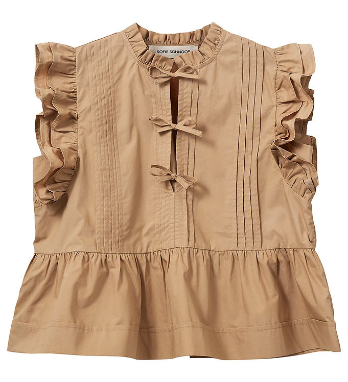 Sofie Schnoor Top - Juliettesy - Camel