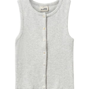 Sofie Schnoor Top - Rib - TamiliaSY - Gråmeleret
