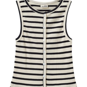 Sofie Schnoor Top - Rib - Tamiliasy - Black Striped