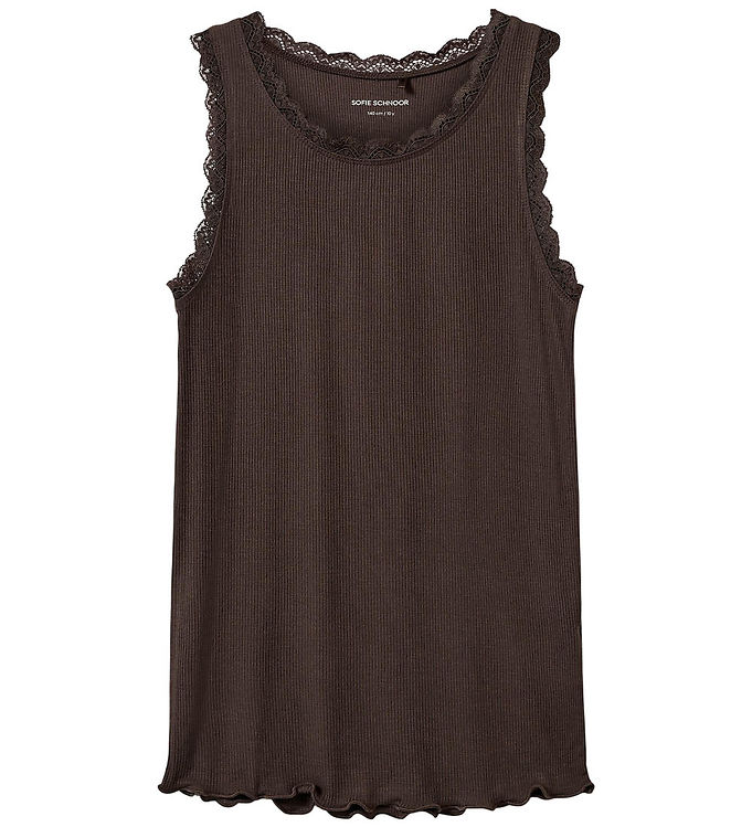Sofie Schnoor Top - Rib/Blonder - Astridsy - Brown Fudge