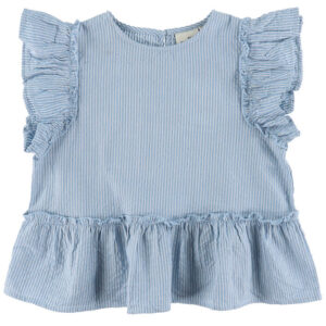 Sofie Schnoor Top - Sallysy - Light Blue Stripe
