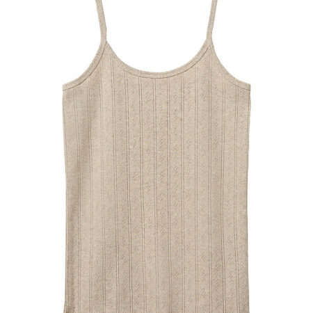 Sofie Schnoor Undertrøje - Faunasy Poientelle - Beige m. hulmøns