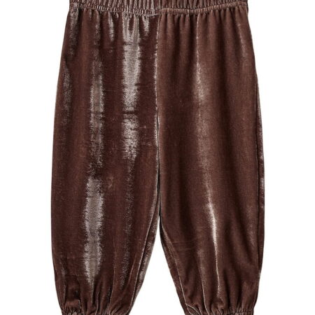 Sofie Schnoor Velourbukser - Carlinasb - Soft Brown
