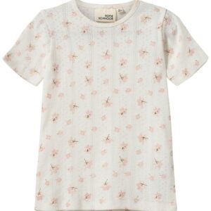 Sofie schnoor T-shirt - PiperKB - Off White/Light Pink
