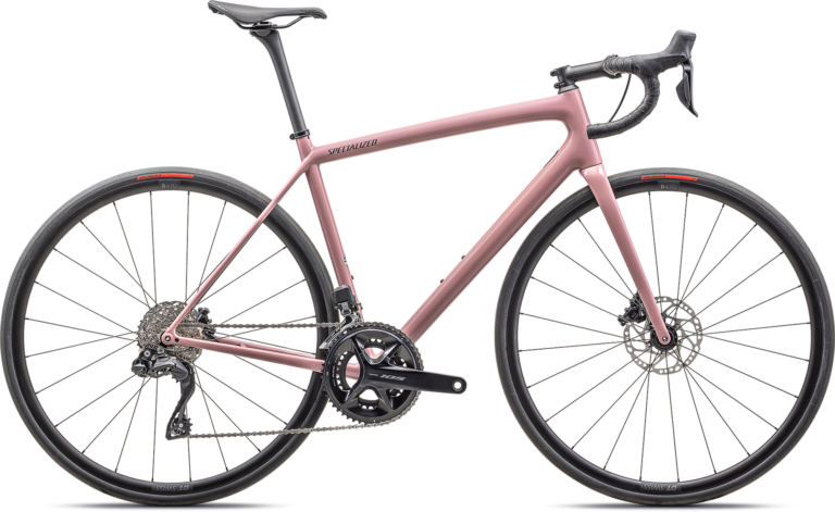 Specialized Aethos Comp - Shimano 105 Di2 2025 - Gloss Dusky Pink / Smoke
