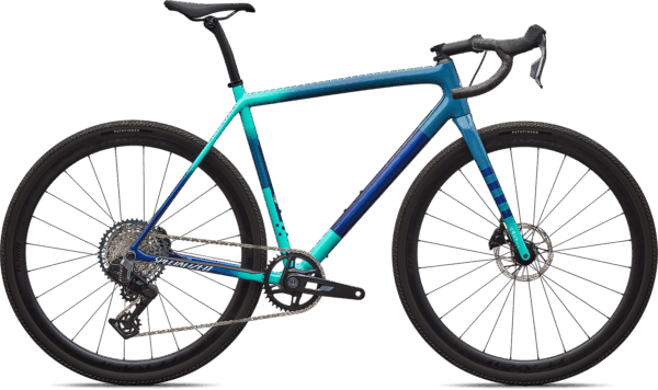 Specialized Crux Expert - SRAM Rival XPLR AXS 2026 - Grey Blue/Lagoon Blue