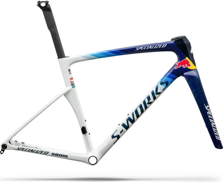 Specialized S-Works Tarmac SL9 Team Replica Frameset Red Bull - BORA - hansgrohe 2027 - Gloss Metallic White Silver