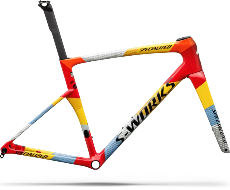 Specialized S-Works Tarmac SL9 Team Replica Frameset SD Worx - Protime 2027 - Gloss Vivid Red