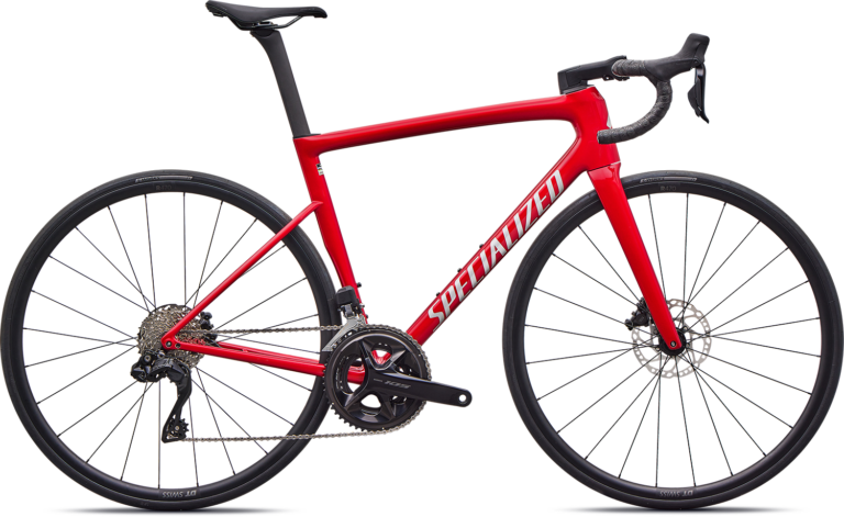 Specialized Tarmac SL8 Comp 2026 - Gloss Red Tint Over Silver Dust