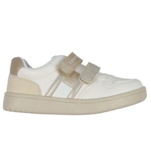 Tommy Hilfiger Sneakers - Velcro - Milk/Platinum/Beige