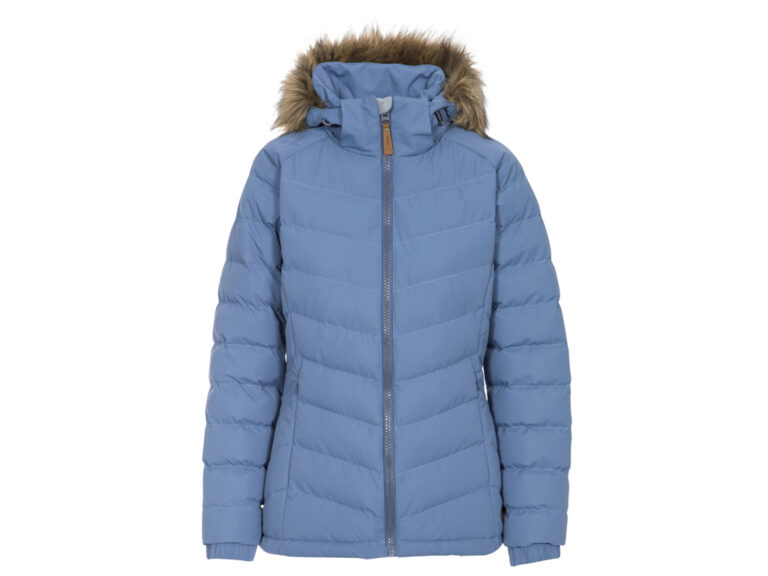 Trespass Nadina - Fiberjakke med hætte dame - Denim blue - Str. S