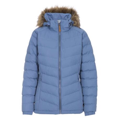 Trespass Nadina - Fiberjakke med hætte dame - Denim blue - Str. XS