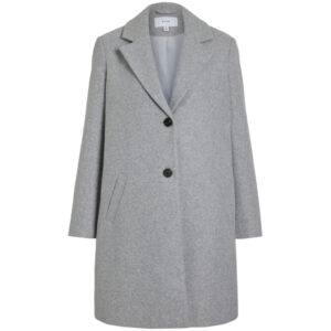 VILA DAME JAKKE VICLAUDIA - Light Grey Melange