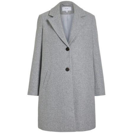 VILA DAME JAKKE VICLAUDIA - Light Grey Melange