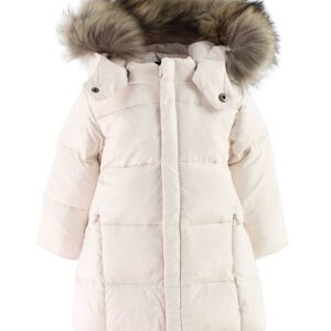 Ver de Terre Dunfrakke m. Pels - Pudder