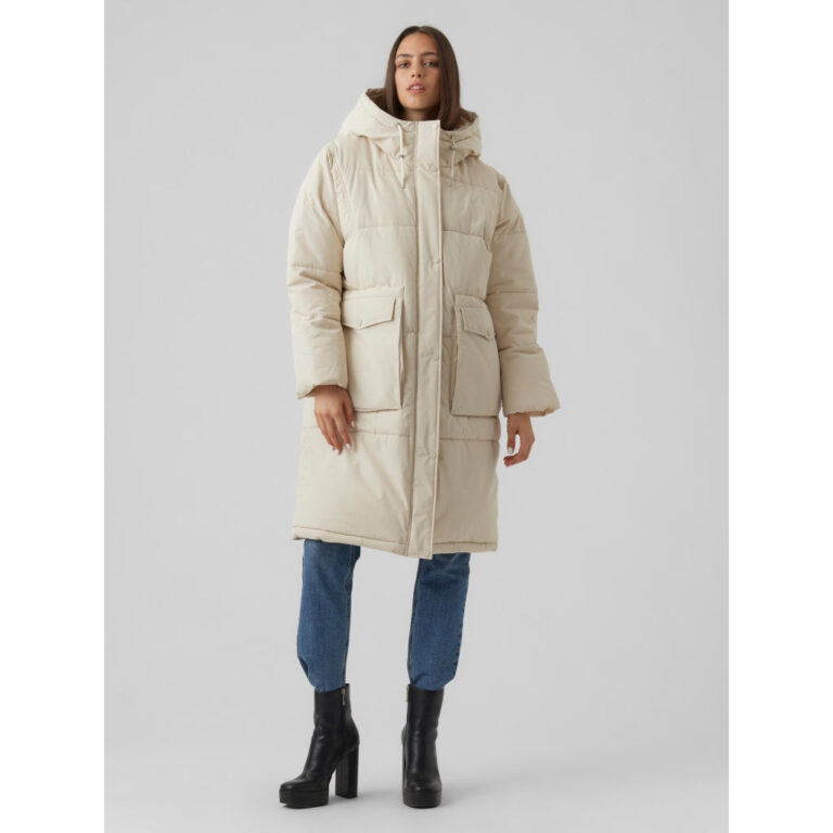 Vero Moda dame oversize jakke VMELANOR - Oatmeal