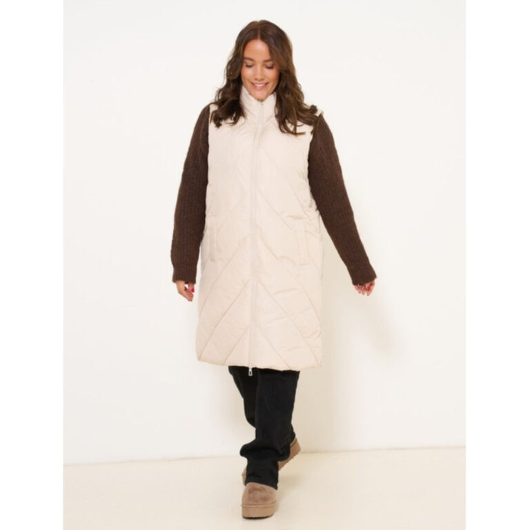 Vero Moda dame vest VMMILLAS - Oatmeal